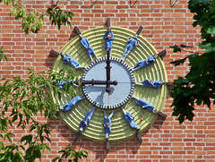 Halle Clock of the Pestalozzi-School