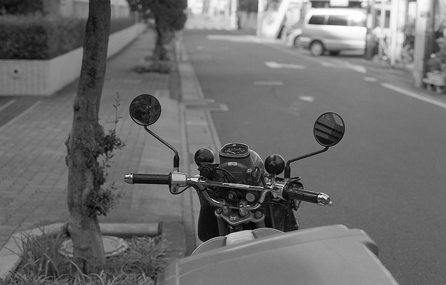 Mailman's motorbike