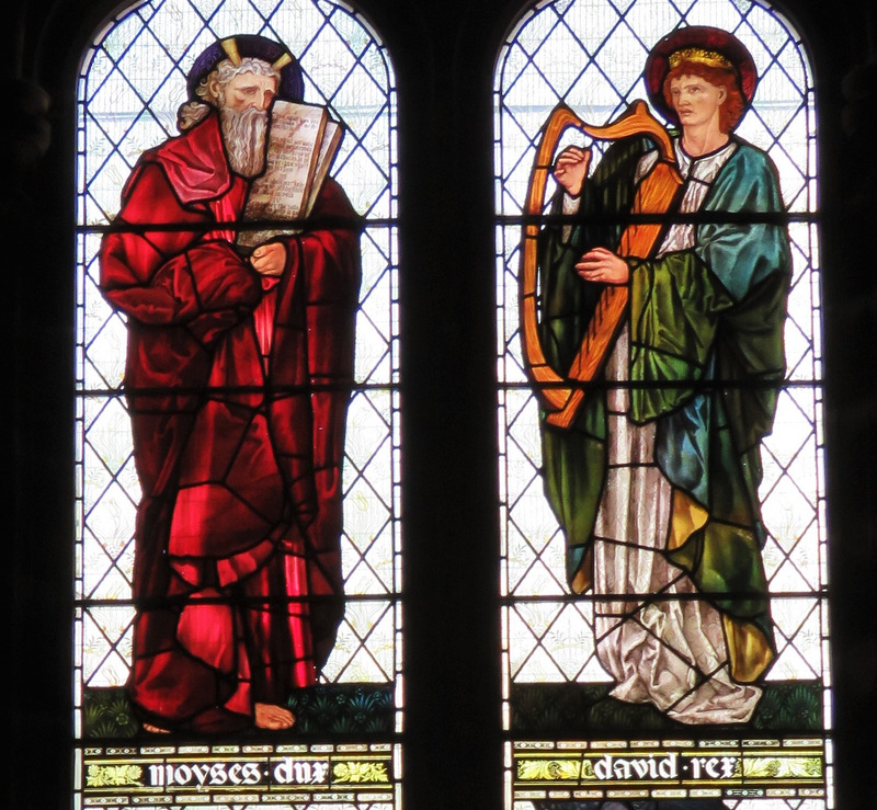 c19 morris glass at brampton church, cumbria