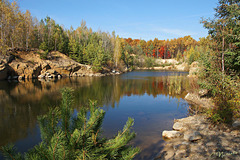 Lake in the quarry #1