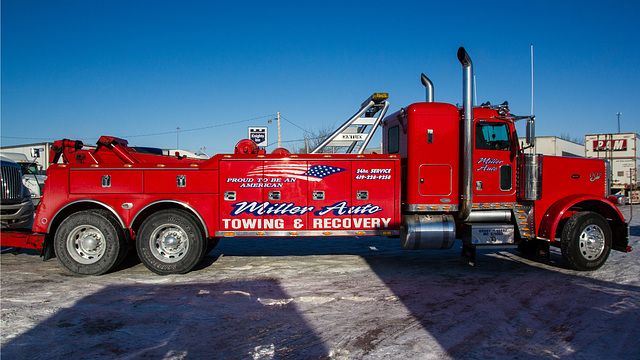 Ohio, Wapakoneta, Wrecker, Peterbilt 389