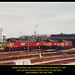 BR class 47s in RES livery - Bristol Bath Road Shed - 1995