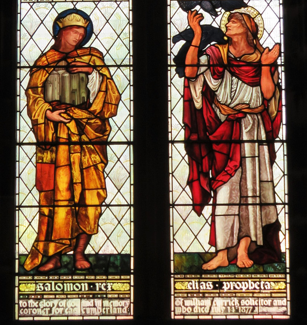 c19 morris glass at brampton church, cumbria