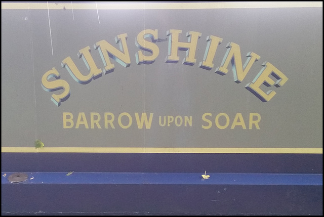 Sunshine narrowboat