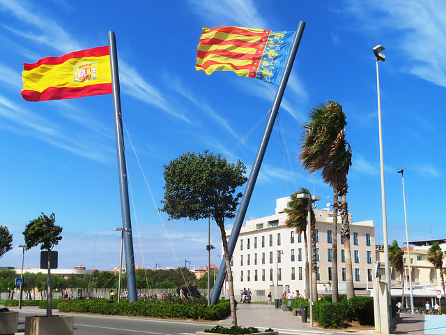 Banderas al viento