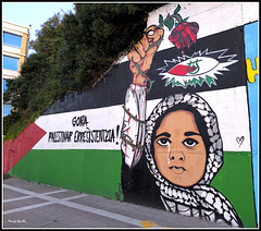 Por el pueblo palestino.