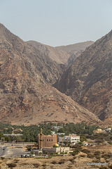 The mountains behind Baushar village, Oman