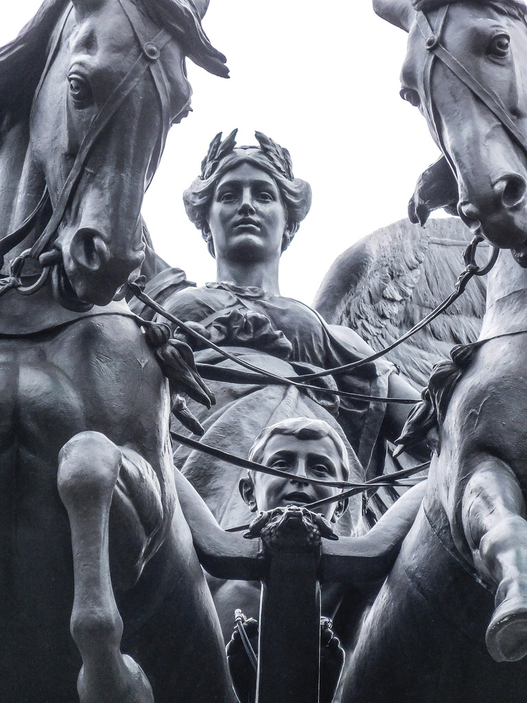 Quadriga close-up