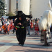 Bulgaria, Blagoevgrad, At the Carnival "Procession of the Kukers" with Children on the Upper Level