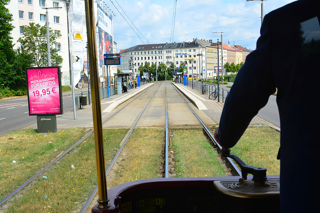 Leipzig 2015 – Straßenbahnmuseum – A trip with tram 179 – Halte Chausseehaus