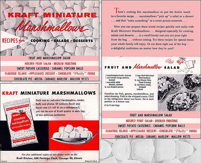Kraft Miniature Marshmallows, c1950