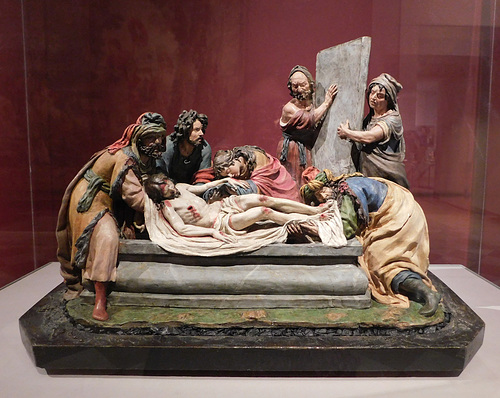 The Entombment of Christ by La Roldana in the Metropolitan Museum of Art, February 2020