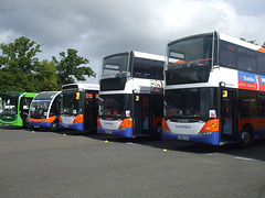 DSCF5491 Centrebus line up at Showbus - 25 Sep 2016