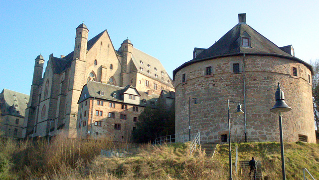 Schloss Marburg - Nord-West-Seite
