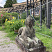 Live Egyptian Sphinx in the Botanical Garden