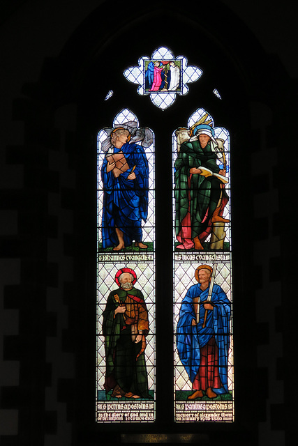 c19 morris glass at brampton church, cumbria