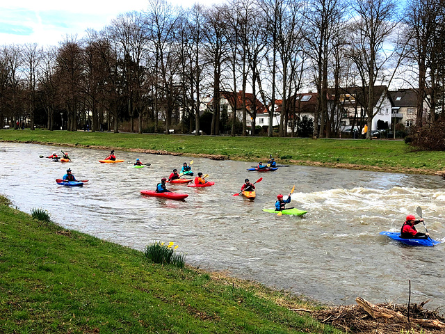 Paddeln auf der Ahr