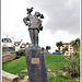 Statue d'Alfred Hitchcock à Dinard (35)