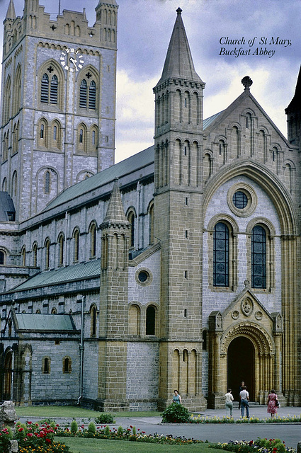 Church of St Mary, Buckfast Abbey  (Scan from around 1970)