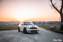 Mini R55 Clubman JCW enjoying the sunset!