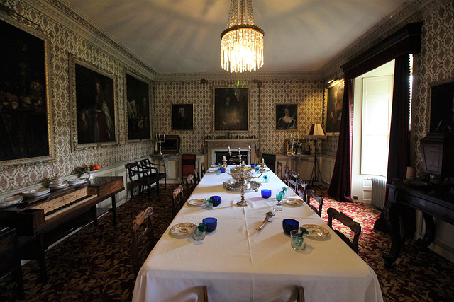 Dining Room, Traquir House, Borders, Scotland