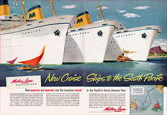Matson Steamship Company Ad, 1956