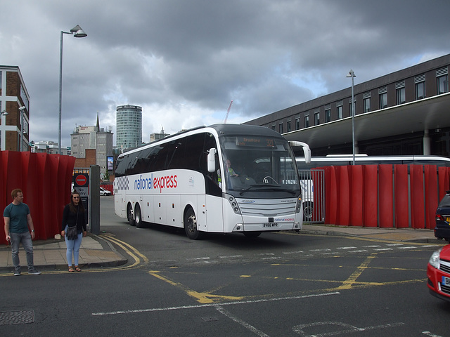 DSCF9429 Edwards Coaches (National Express contractor) BV66 WPR in Birmingham - 19 Aug 2017