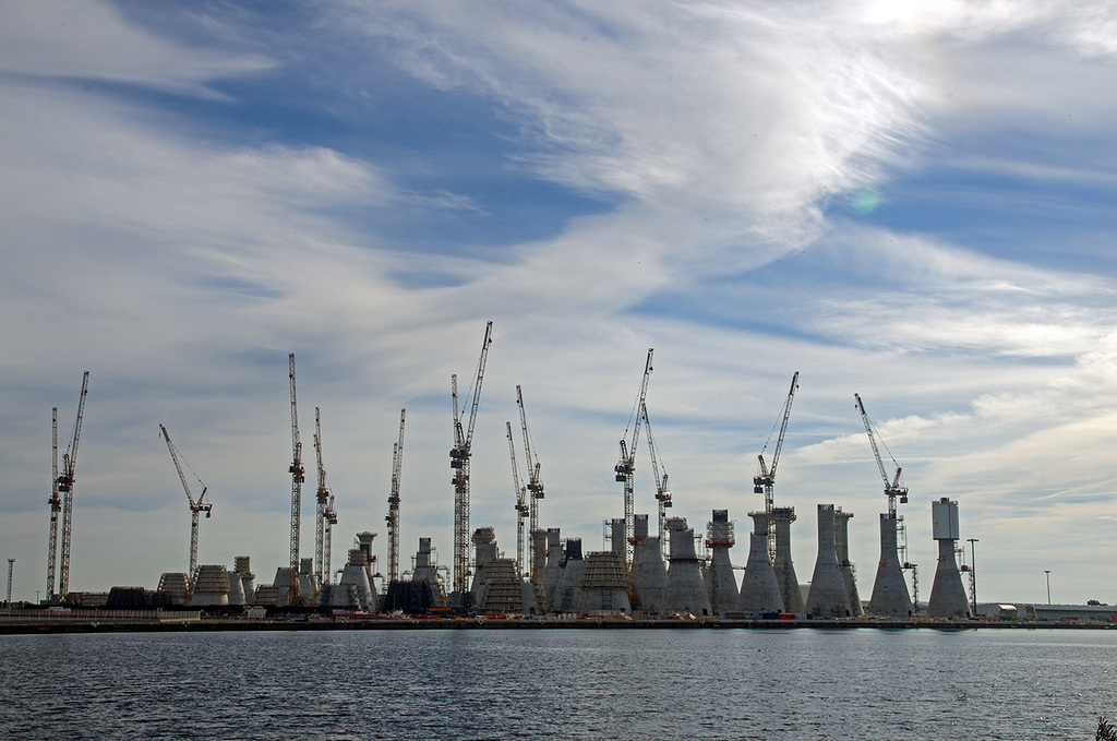 Construction éoliennes offshore