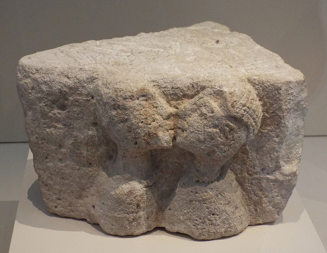 Iberian Kiss Relief in the Archaeological Museum of Madrid, October 2022