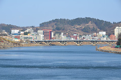 Nam River and Jinju Bridge