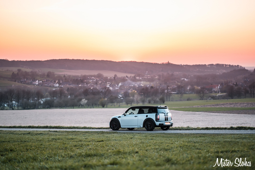 Mini R55 Clubman JCW enjoying the sunset!