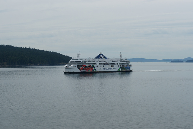 BC Ferry On The Trincomali Channel