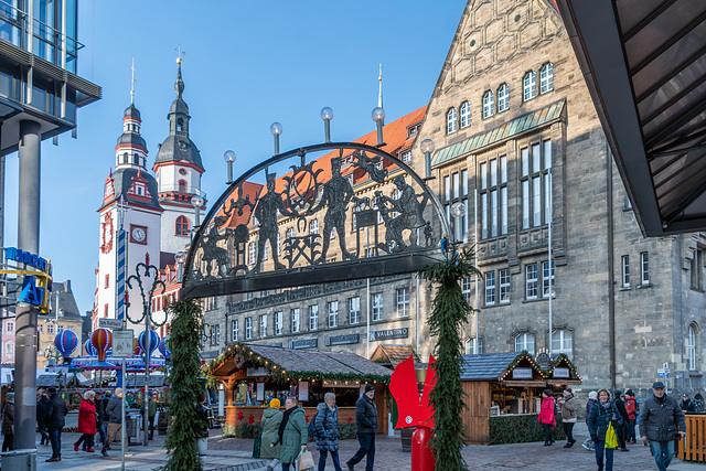 Eingang zum Weihnachtsmarkt