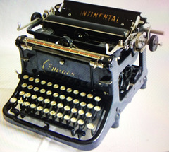 Ma première machine à écrire