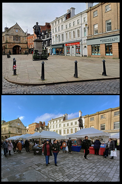 The Market Square Shrewsbury