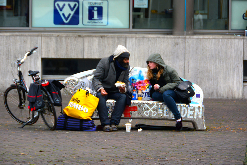 Saudi prince living on the street in Leiden