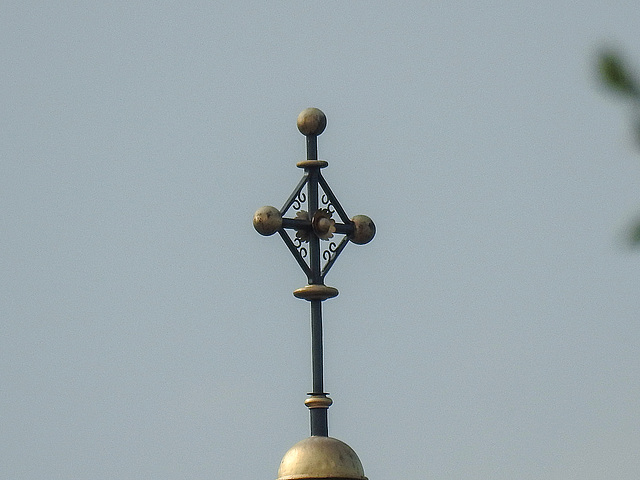 20180422 3980CPw [D~LIP] Kirchturmkreuz, Lutherkirche, Bad Salzuflen