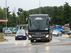 Roberts Travel BV69 LNZ at Fiveways, Barton Mills - 24 Aug 2024 (P1190343)