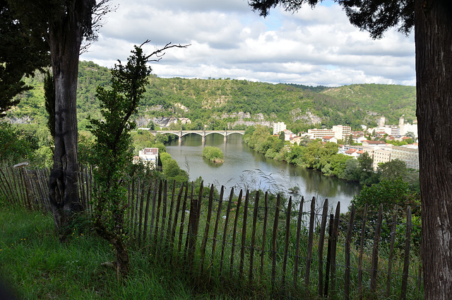 Blick auf Cahors