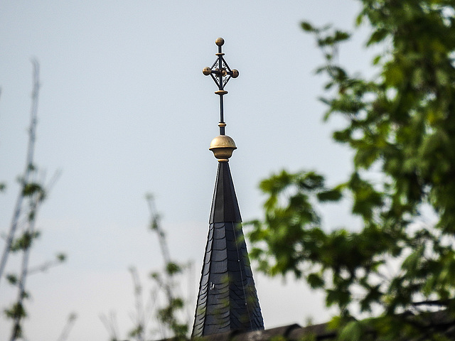 20180422 3982CPw [D~LIP] Kirchturm, Lutherkirche, Bad Salzuflen