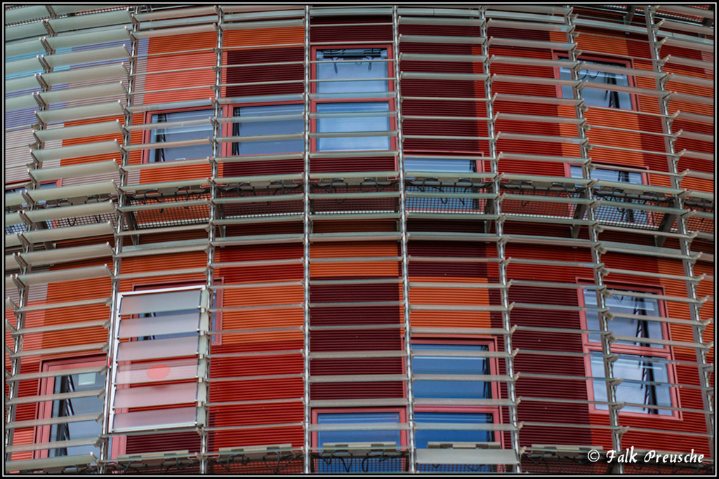 Fassadendetail am Torre Agbar