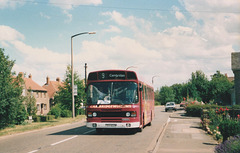 Cambus Limited 304 (PEX 622W) in Sawston – 7 Jul 1990 (120-20)