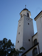Turm der Kollegiumskirche in Brig
