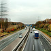 Die Autobahn A43 vom Werner Hellweg aus (Bochum-Laer) / 20.11.2018