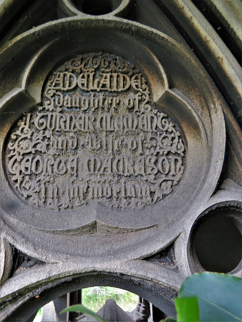 brompton cemetery, london     (134)tomb of adelaide mackeson +1854 (nee clement)