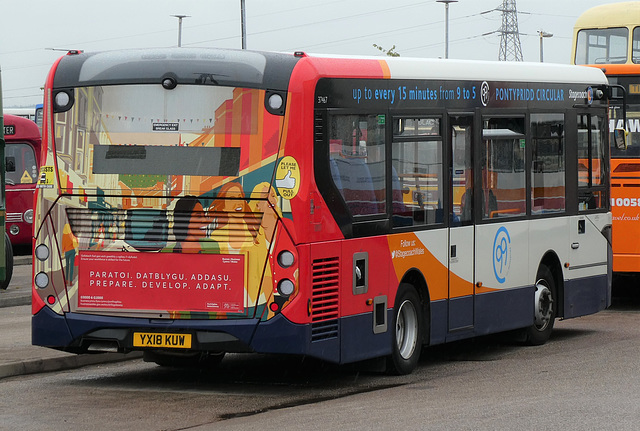 Stagecoach Wales 37467 (YX18 KUW) at Morecambe - 25 May 2019 (P1020365)