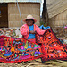 Peru, Uros' Islands, Carpet Shop