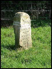 city boundary stone