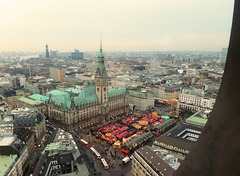 Hamburger Rathaus im Dezember (2x PiP)