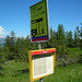 DSCN1720 Liechtenstein Bus Anstalt bus stop and timetable display at Gaflei